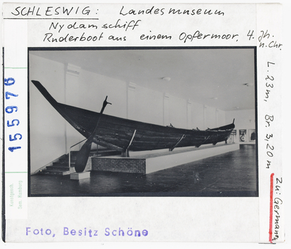 Vorschaubild Schleswig: Landesmuseum, Nydamschiff (4. Jhd. n. Chr.) Diasammlung